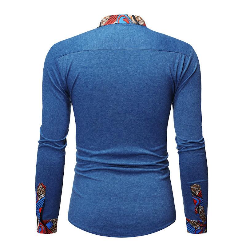 Exclusive Cross Border Fashion — Dark Blue — Size L — Side View