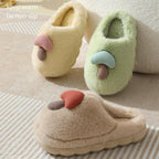 Exclusive Cute Mushroom Cotton Slippers For Women — Camel — Size 36or37 — Alternate View 25