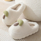 Exclusive Cute Mushroom Cotton Slippers For Women — Camel — Size 36or37 — Alternate View 16