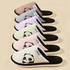 Exclusive Cute Panda Slippers — Pink — Size 36to37 — Lifestyle View