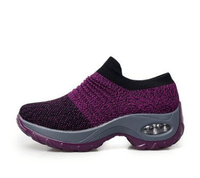 Exclusive Dancing Soft Bottom Flying Woven Rocking Shoes — 35 — Size All black — Alternate View 16