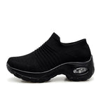 Exclusive Dancing Soft Bottom Flying Woven Rocking Shoes — 35 — Size All black — Alternate View 11