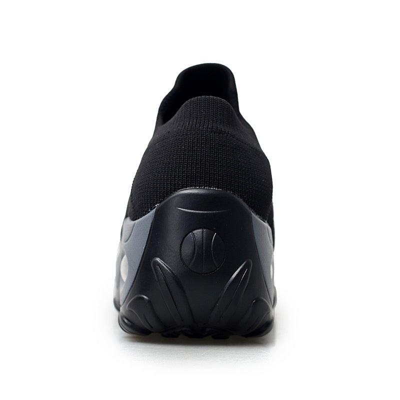 Exclusive Dancing Soft Bottom Flying Woven Rocking Shoes — 35 — Size All black — Side View