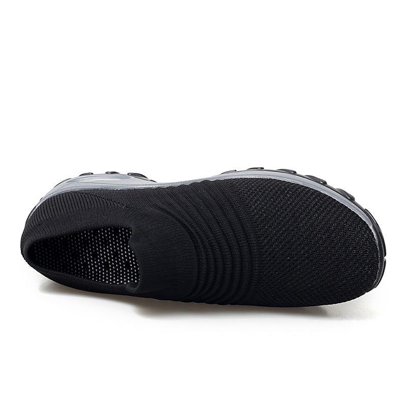 Exclusive Dancing Soft Bottom Flying Woven Rocking Shoes — 35 — Size All black — Detail View