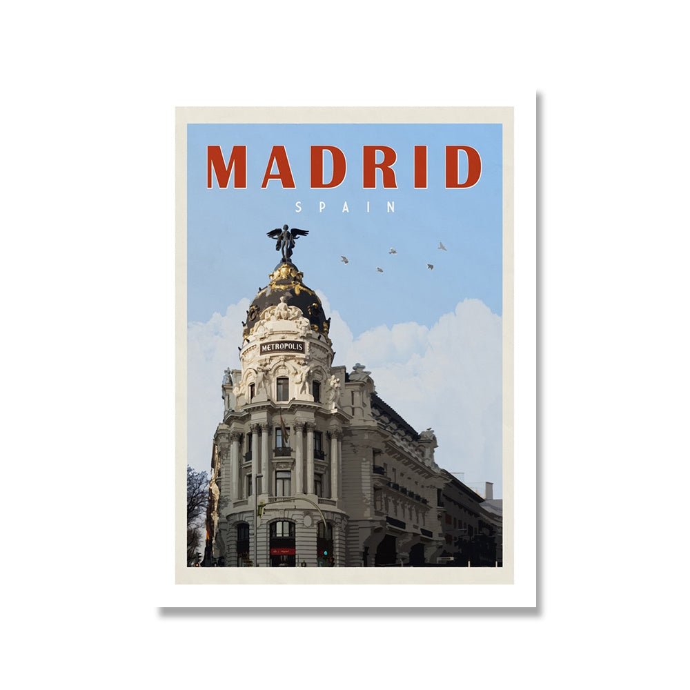 Exclusive Decorative Painting Canvas Core Poster Wall Art — A — Size 15x20cm — Top View