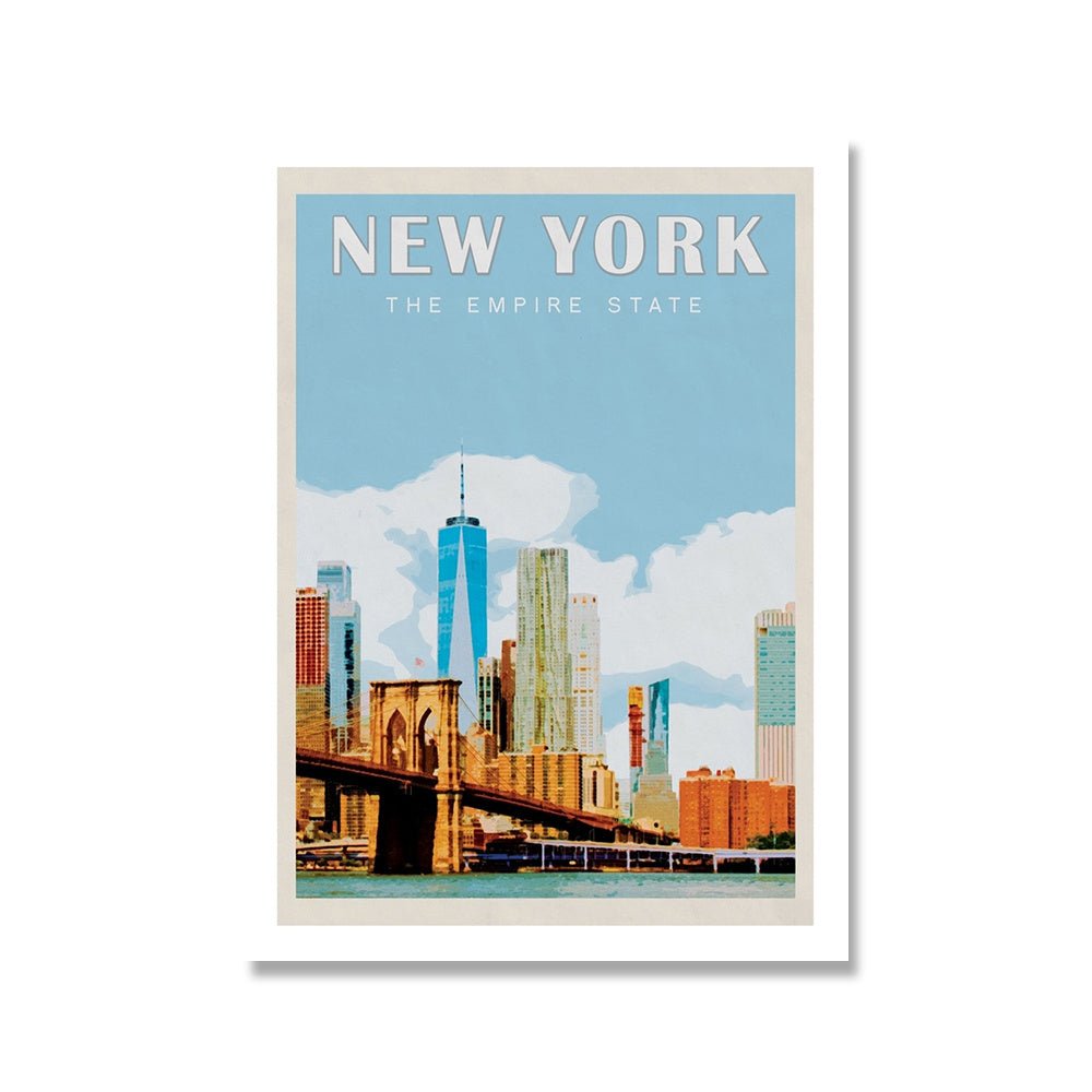 Exclusive Decorative Painting Canvas Core Poster Wall Art — A — Size 15x20cm — Side View