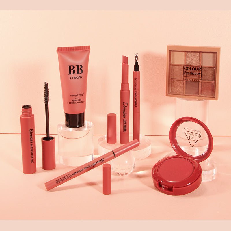 Exclusive Delightful Beauty Gift Box Makeup Gift Set — Suit — Back View