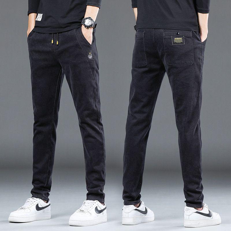 Exclusive Denim Stretch Casual Men's Trousers Thin — 760 Dark Blue Stretch — Size 2XL — Alternate View 14