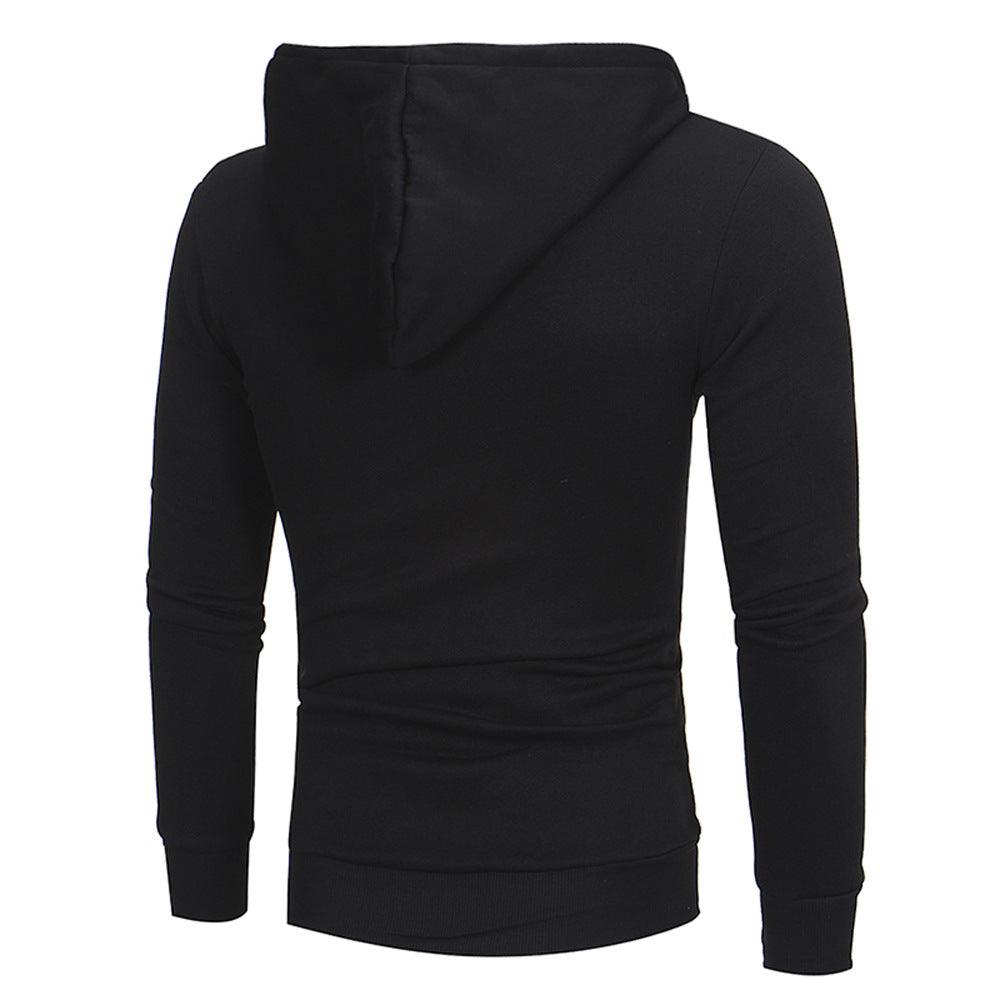 Exclusive Diagonal Zipper Design Sweater — Black — Size 4XL — Alternate View 7
