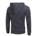 Exclusive Diagonal Zipper Design Sweater — Black — Size 4XL — Alternate View 12