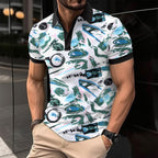 Exclusive Digital Printing Men's Short Sleeve Casual — Picture 1 — Size S — Alternate View 7