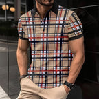 Exclusive Digital Printing Men's Short Sleeve Casual — Picture 1 — Size S — Detail View