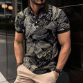 Exclusive Digital Printing Men's Short Sleeve Casual — Picture 1 — Size S — Front View