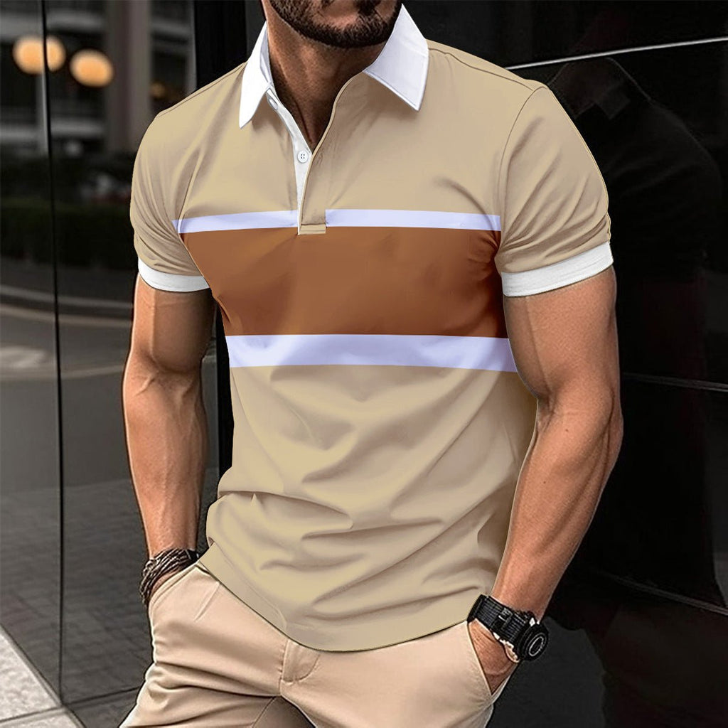 Exclusive Digital Printing Men's Short Sleeve Casual — Picture 1 — Size S — Alternate View 9