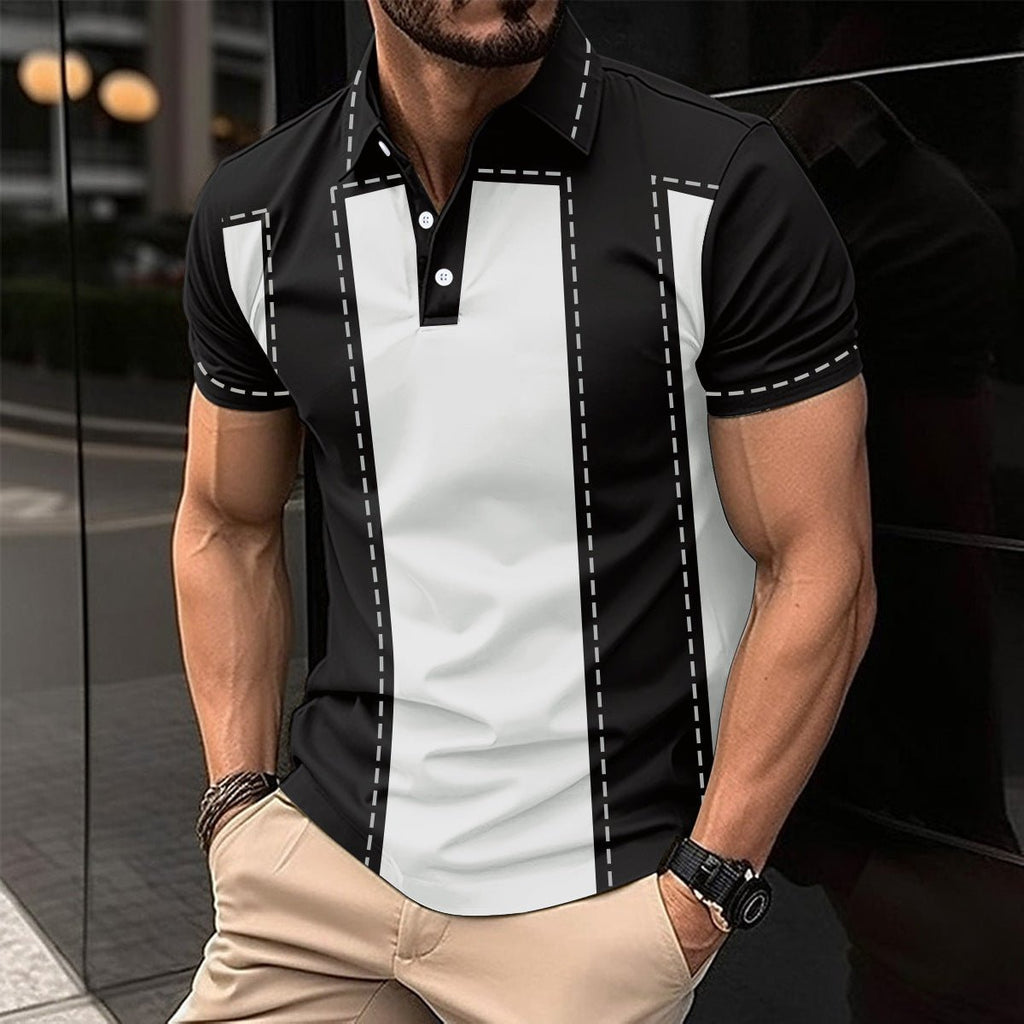 Exclusive Digital Printing Men's Short Sleeve Casual — Picture 1 — Size S — Alternate View 8