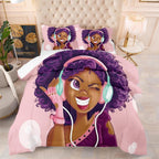 Exclusive Digital Printing Quilt Bedding Household — B Black Girl 92 — Size 200x230cm — Alternate View 10