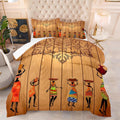 Exclusive Digital Printing Quilt Bedding Household — B Black Girl 92 — Size 200x230cm — Front View