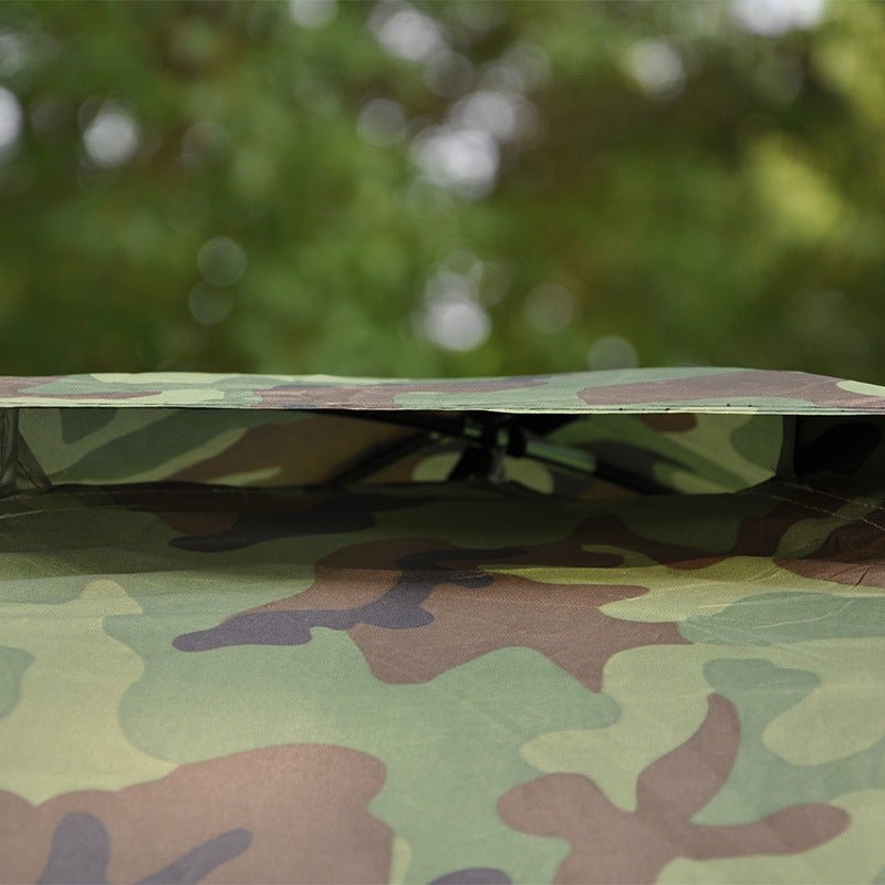 Exclusive Double Camouflage Tent — A — Back View