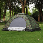 Exclusive Double Camouflage Tent — A — Lifestyle View