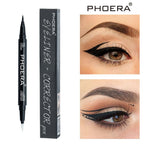 Exclusive Double Head Makeup Eyeliner | Precision & Versatility — Black — Front View