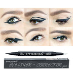 Exclusive Double Head Makeup Eyeliner | Precision & Versatility — Black — Detail View