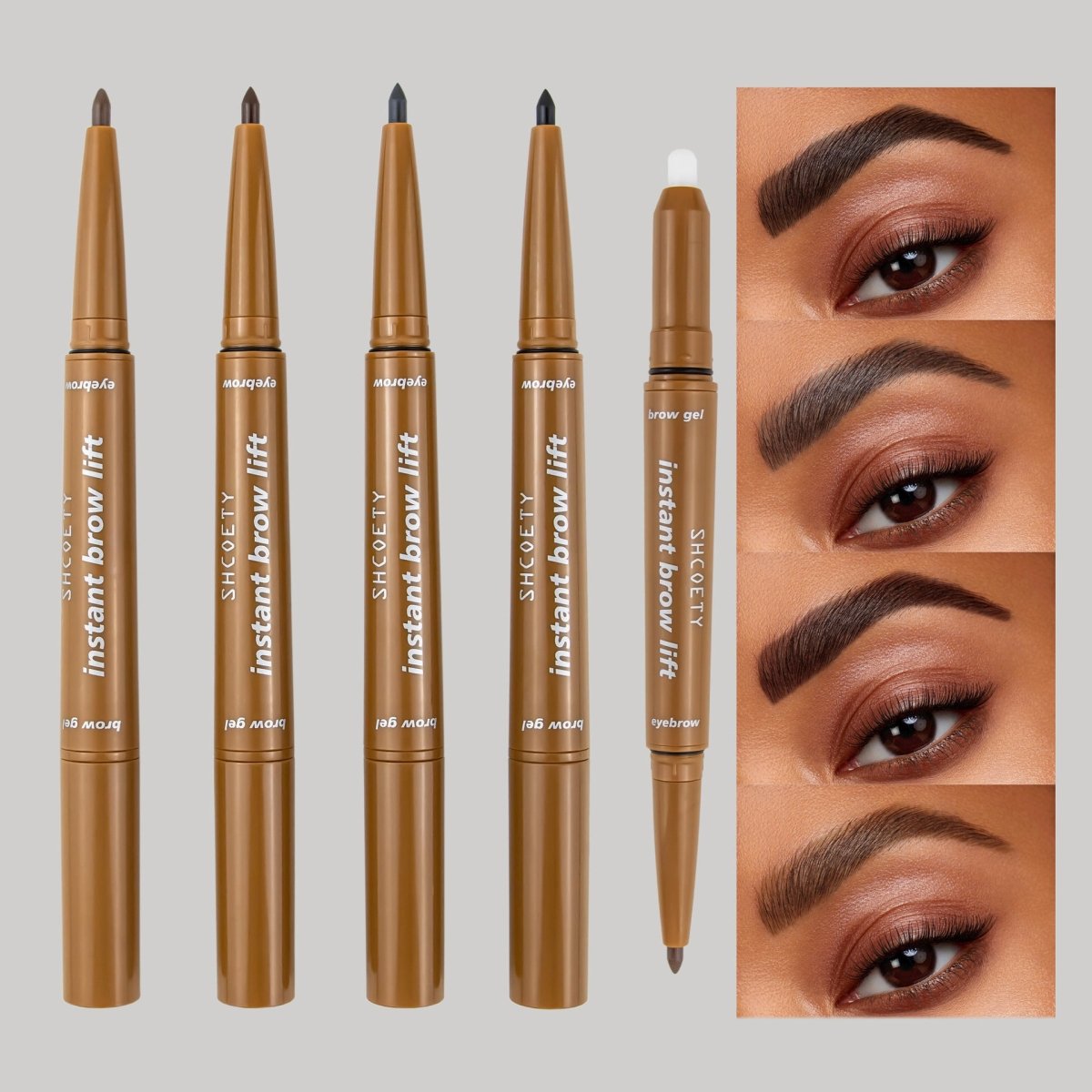 Exclusive Double-Headed Eyebrow Pencil | Natural Look — 1.8g 0.3g — Size SH138B 01 — Front View