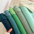 Exclusive Double-sided Artificial Cashmere Scarf — Khaki Beige — Size 68X200cm — Alternate View 44