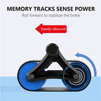 Exclusive Double Wheel Abdominal Exerciser | Roller with Elbow Support — Blue — Alternate View 14