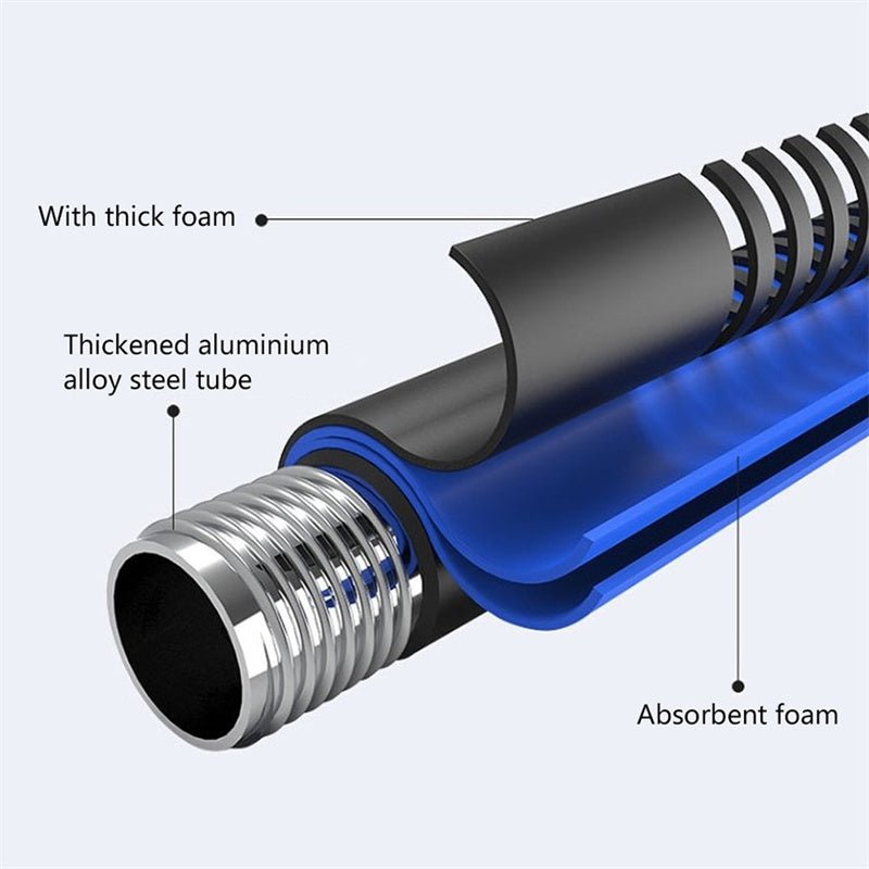 Exclusive Double Wheel Abdominal Exerciser | Roller with Elbow Support — Blue — Alternate View 16