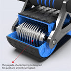 Exclusive Double Wheel Abdominal Exerciser | Roller with Elbow Support — Blue — Alternate View 15