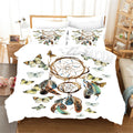 Exclusive Dreamcatcher Series Bedding Set Three-Piece Set — White — Size 200x240cm — Front View