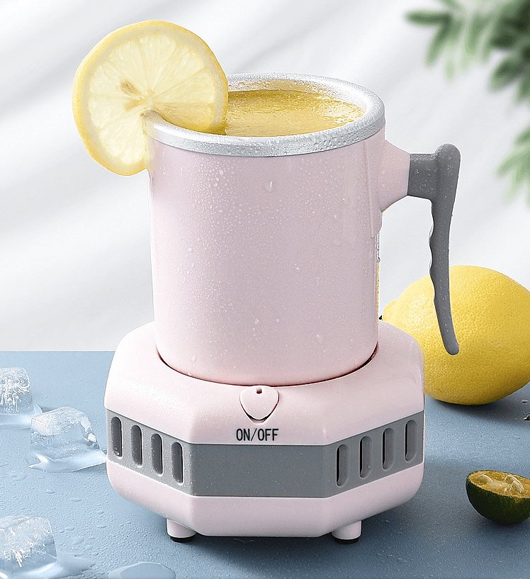 Exclusive Dual-use Mini Ice Cooling Cup — Blue — Size AU — Side View