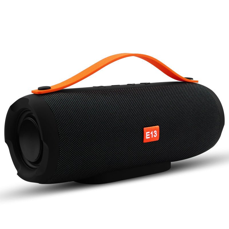 Exclusive E13 Portable Drum Card Bluetooth Speaker — Red — Detail View