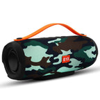 Exclusive E13 Portable Drum Card Bluetooth Speaker — Red — Lifestyle View