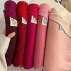 Exclusive Double-sided Artificial Cashmere Scarf — Khaki Beige — Size 68X200cm — Detail View