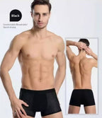 Exclusive Men's Silky Modal Boxer Briefs ? 4-Pack Wide Waistband Underwear ? Color D ? Size XXL ? Alternate View 12