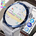 Exclusive ECG PPG Bluetooth Calling Compass GPS Wireless Charger Smart Watch — Vinyl — Front View