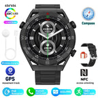 Exclusive ECG PPG Bluetooth Calling Compass GPS Wireless Charger Smart Watch — Vinyl — Alternate View 7