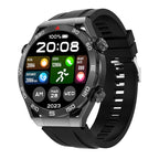 Exclusive ECG PPG Bluetooth Calling Compass GPS Wireless Charger Smart Watch — Vinyl — Back View