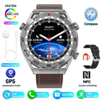 Exclusive ECG PPG Bluetooth Calling Compass GPS Wireless Charger Smart Watch — Vinyl — Alternate View 10