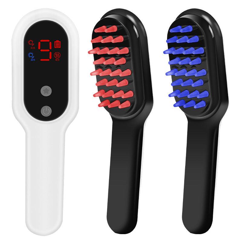 Exclusive Electric Massage Comb for Physiotherapy — White — Side View