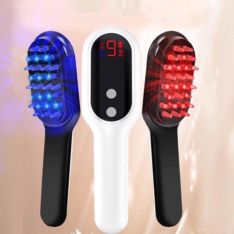 Exclusive Electric Massage Comb for Physiotherapy — White — Back View