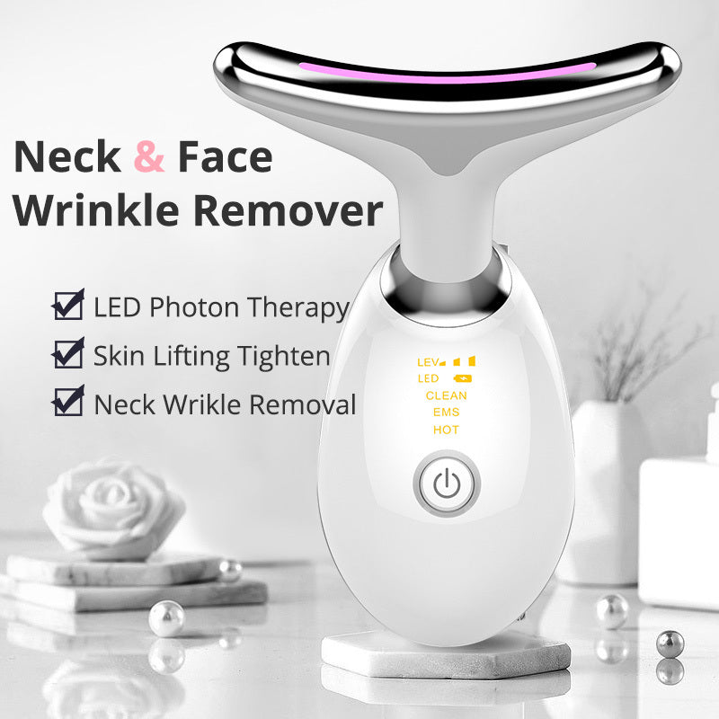 Exclusive Electric Microcurrent Wrinkle Remover | Smooth & Rejuvenate — Red — Front View