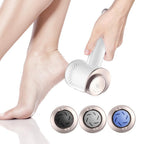 Exclusive Electric Pedicure Tools | Callus Remover Foot File Grinder — White — Size USB — Front View