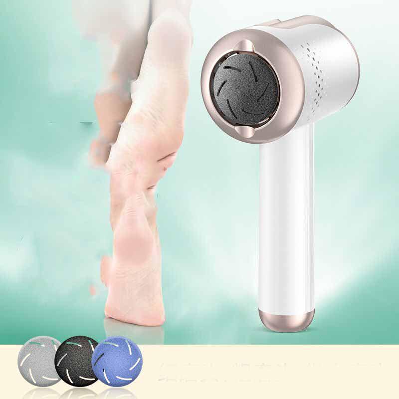 Exclusive Electric Pedicure Tools | Callus Remover Foot File Grinder — White — Size USB — Detail View