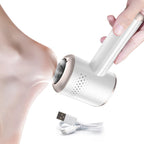 Exclusive Electric Pedicure Tools | Callus Remover Foot File Grinder — White — Size USB — Side View