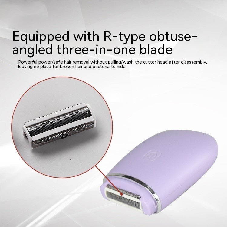 Exclusive Rechargeable Electric Shaver for Ladies — Green — Alternate View 10