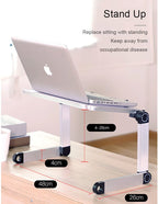 Exclusive Ergonomic Desk Laptop Holder — White — Alternate View 7