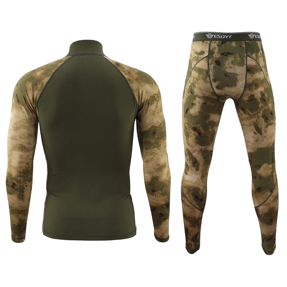 Exclusive ESDY Outdoor Sports Long-sleeve Suit — CP Black — Size S — Alternate View 13