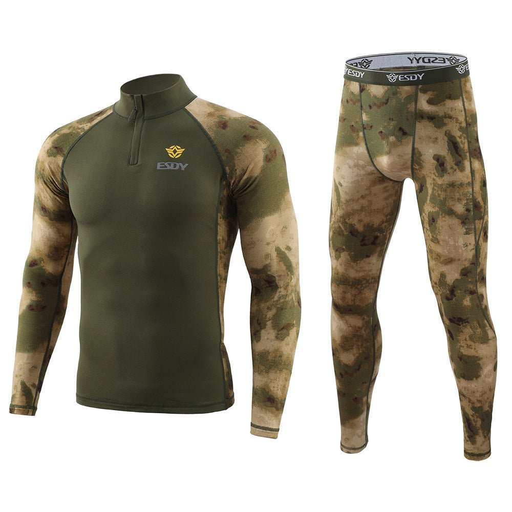Exclusive ESDY Outdoor Sports Long-sleeve Suit — CP Black — Size S — Alternate View 8